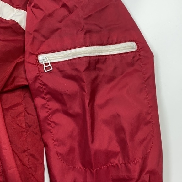 Vintage Nike Burgundy Windbreaker 90's Size Small - Picture 7 of 10